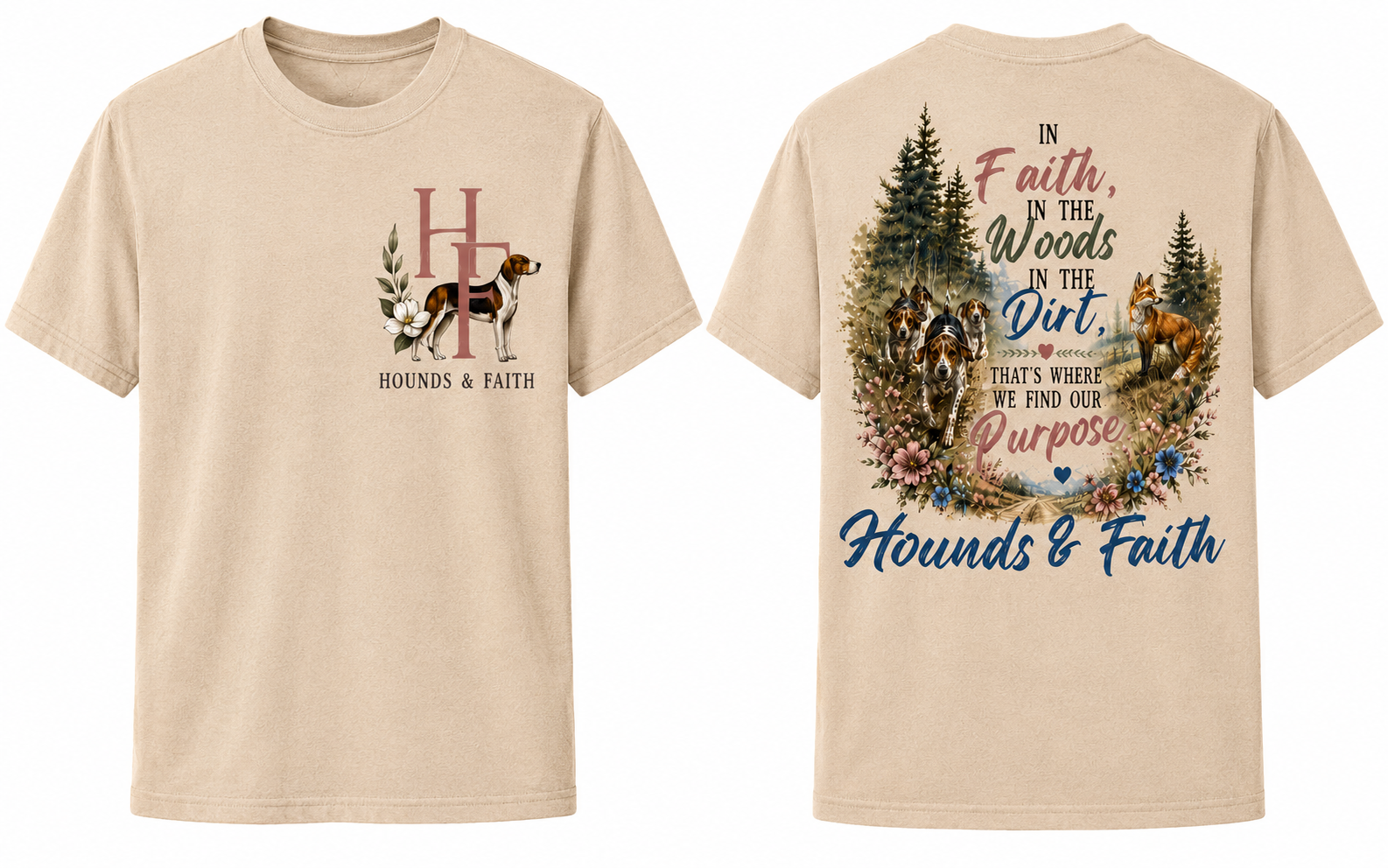 Faith, Woods, Dirt Tee