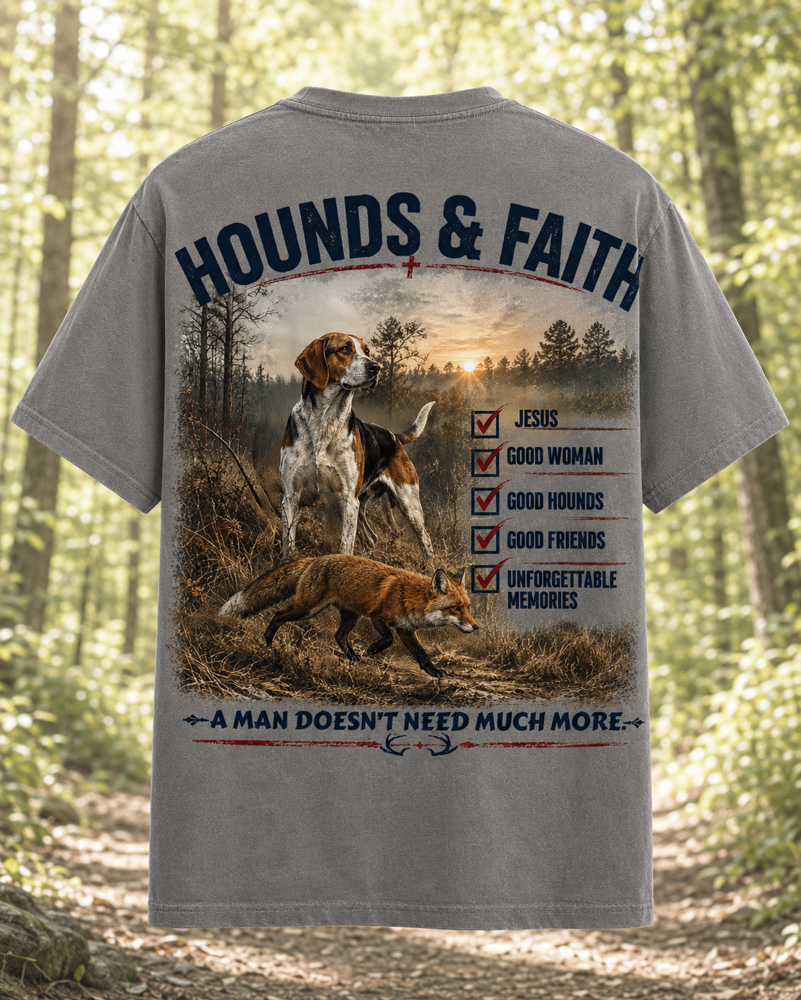 Man Don't Need Much More Tee