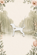 Hound Heart Necklace - Box Chain