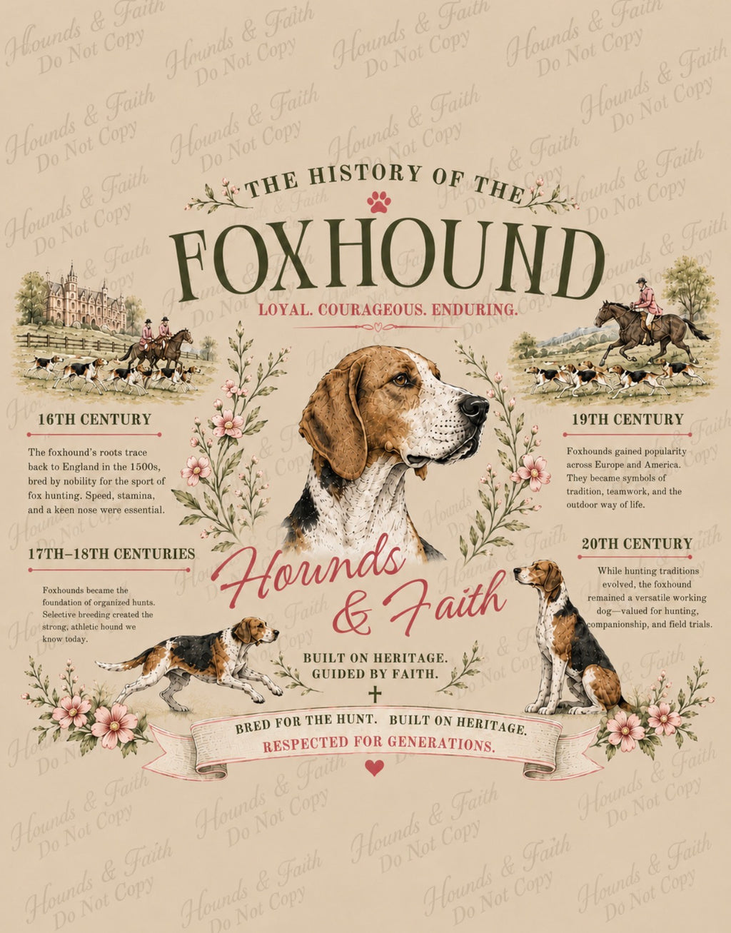The History of the Foxhound Tee