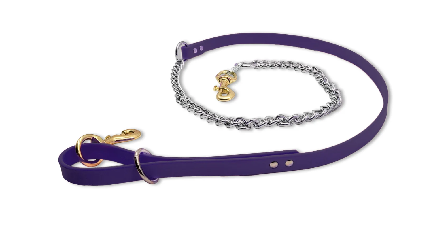 Hounds & Faith - 5ft Flat - Chain Leash